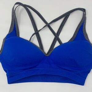 Pink victoria secret strappy athletic sports bra small